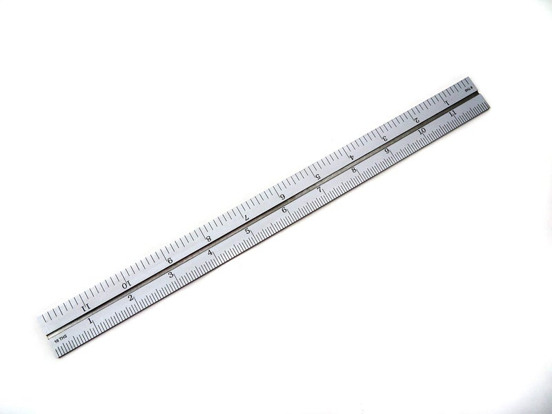 Benchmark Tools 466484 12 inch Combination Square Blade Ruler 4R Markings 1/8, 1/16, 1/32, 1/64 Stainless Steel Non-Glare Satin Chrome Finish Compatible with Starrett, Mitutoyo, PEC, Brown and Sharp - Image 4